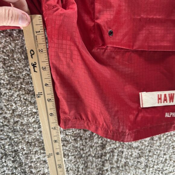 Atlanta Hawks Shorts Mens 2XL XXL Alpha Industries X New Era Rip Stop New Red - Picture 8 of 15